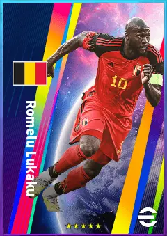 Romelu Lukaku eFootball 2026 player card, 82 OVR CF