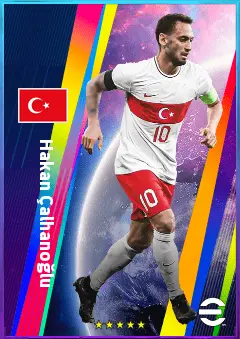 Hakan Çalhanoğlu eFootball 2026 player card, 83 OVR CMF