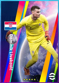 Dominik Livaković eFootball 2026 player card, 81 OVR GK