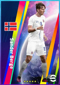 Sander Berge eFootball 2026 player card, 79 OVR CMF