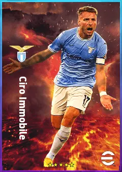 Ciro Immobile eFootball 2026 player card, 84 OVR CF