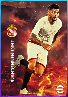 Jesús Manuel Corona eFootball 2026 player card, 80 OVR RMF