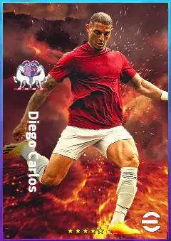 Diego Carlos eFootball 2026 player card, 81 OVR CB