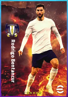 Rodrigo Bentancur eFootball 2026 player card, 82 OVR CMF
