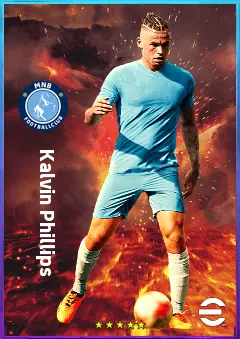 Kalvin Phillips eFootball 2026 player card, 81 OVR DMF