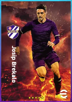 Josip Brekalo eFootball 2026 player card, 80 OVR LWF