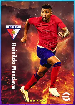 Reinildo Mandava eFootball 2026 player card, 80 OVR LB
