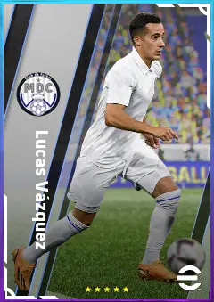 Lucas Vázquez eFootball 2026 player card, 80 OVR RB
