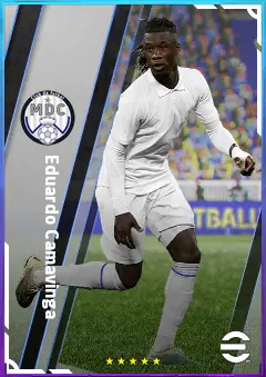 Eduardo Camavinga eFootball 2026 player card, 82 OVR CMF
