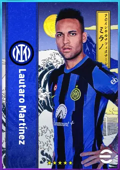 Lautaro Martínez eFootball 2026 player card, 84 OVR CF