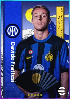 Davide Frattesi eFootball 2026 player card, 80 OVR CMF