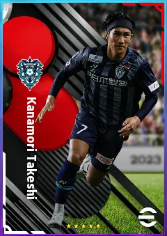 Kanamori Takeshi eFootball 2026 player card, 68 OVR RMF