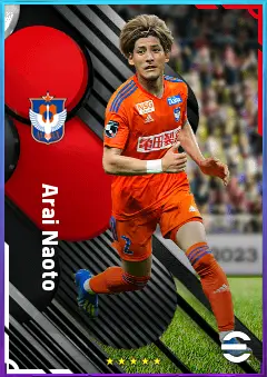 Arai Naoto eFootball 2026 player card, 71 OVR RB