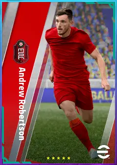 Andrew Robertson eFootball 2026 player card, 83 OVR LB