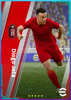 Diogo Jota eFootball 2026 player card, 84 OVR CF