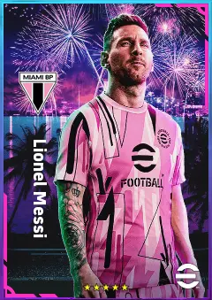 Lionel Messi eFootball 2026 player card, 87 OVR SS