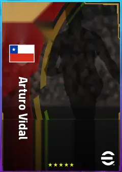 Arturo Vidal eFootball 2026 player card, 80 OVR CMF