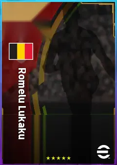 Romelu Lukaku eFootball 2026 player card, 82 OVR CF