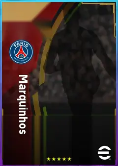 Marquinhos eFootball 2026 player card, 85 OVR CB