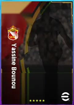 Yassine Bounou eFootball 2026 player card, 83 OVR GK