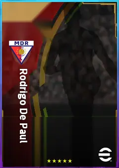 Rodrigo De Paul eFootball 2026 player card, 83 OVR CMF