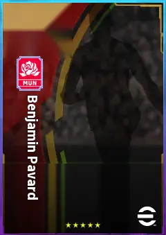 Benjamin Pavard eFootball 2026 player card, 82 OVR RB