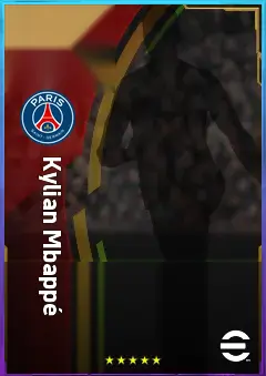 Kylian Mbappé eFootball 2026 player card, 88 OVR CF