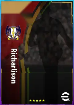 Richarlison eFootball 2026 player card, 82 OVR RWF