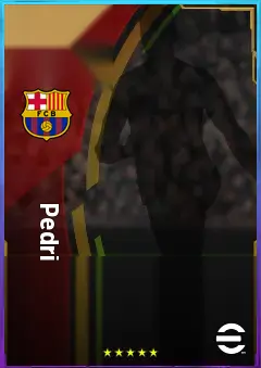 Pedri eFootball 2026 player card, 85 OVR CMF