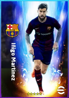 Iñigo Martínez eFootball 2026 player card, 81 OVR CB