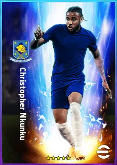 Christopher Nkunku eFootball 2026 player card, 84 OVR AMF