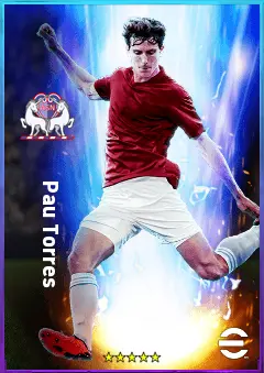 Pau Torres eFootball 2026 player card, 83 OVR CB