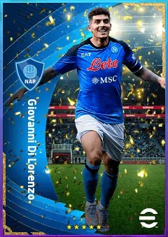 Giovanni Di Lorenzo eFootball 2026 player card, 81 OVR RB