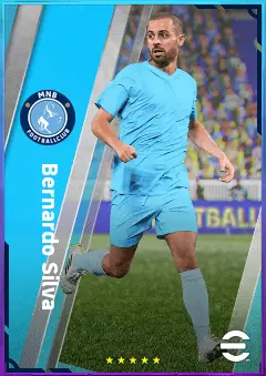Bernardo Silva eFootball 2026 player card, 85 OVR AMF
