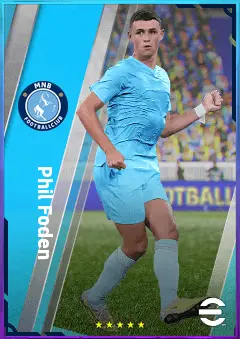 Phil Foden eFootball 2026 player card, 84 OVR LWF