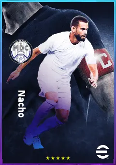 Nacho eFootball 2026 player card, 83 OVR CB