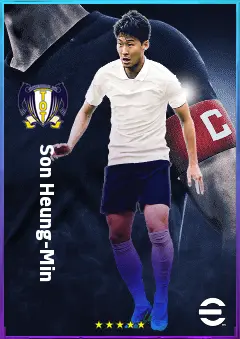 Son Heung-Min eFootball 2026 player card, 83 OVR LWF