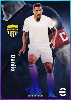 Danilo eFootball 2026 player card, 82 OVR RB