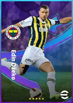 Edin Džeko eFootball 2026 player card, 82 OVR CF
