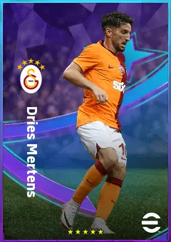 Dries Mertens eFootball 2026 player card, 81 OVR SS