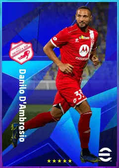 Danilo D'Ambrosio eFootball 2026 player card, 80 OVR CB