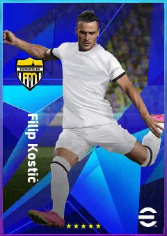 Filip Kostić eFootball 2026 player card, 81 OVR LMF