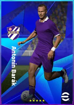 Antonín Barák eFootball 2026 player card, 80 OVR AMF