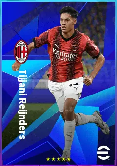 Tijjani Reijnders eFootball 2026 player card, 80 OVR CMF