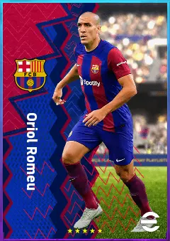 Oriol Romeu eFootball 2026 player card, 80 OVR DMF