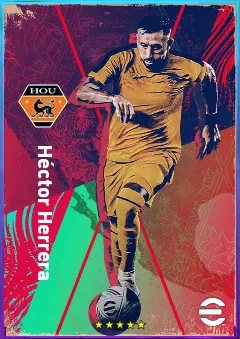 Héctor Herrera eFootball 2026 player card, 80 OVR CMF