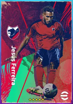 Jesús Ferreira eFootball 2026 player card, 79 OVR CF