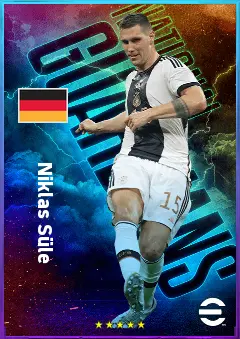 Niklas Süle eFootball 2026 player card, 82 OVR CB