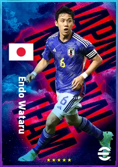 Endo Wataru eFootball 2026 player card, 80 OVR DMF