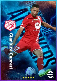 Gianluca Caprari eFootball 2026 player card, 80 OVR SS